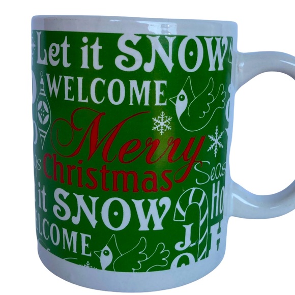 Michael’s Let It Snow Merry Christmas Holiday Mug - Picture 2 of 10